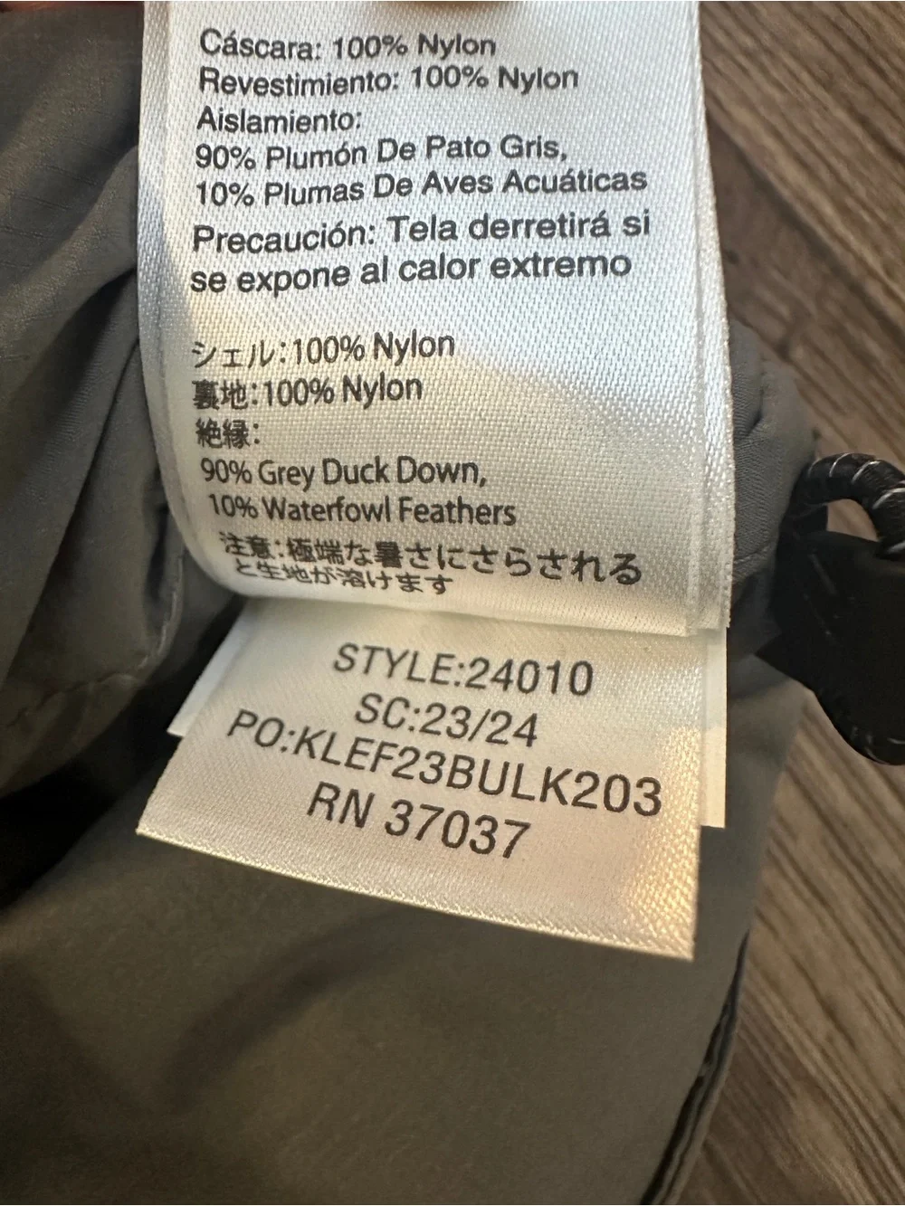 Obermeyer Klaus Down 800 FP Lightweight Winter Nylon Jacket Men's Size 2XL Gray